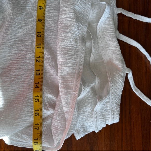 Diane von Furstenberg Avery White Tiered Dress Sz 4 - Picture 12 of 13